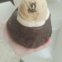 Triple Chocolate Cookie Dough Stuffed Cookie at From The Ground Bakery in Stirchley