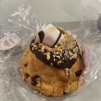 kinder bueno stuffed cookie  at From The Ground Bakery in Stirchley