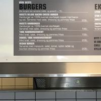 One vegan option on the menu  at Kosen in Egersund