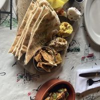 Mezze and falafel   at Otto Vegan Empire in Stockport