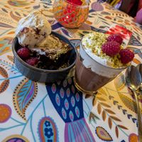 Sweet Potato Mouse and Chocolate Cake at Otto Vegan Empire in Stockport