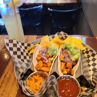 Veggie tacos at 7 Devils Brewing Co in Coos Bay