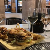 8 pintxos and a bottle of wine 23,99-24,99 (depending on wine)  at Negresco in Bilbao