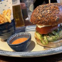 Coppa Vegan Burger  at Coppa in Bristol