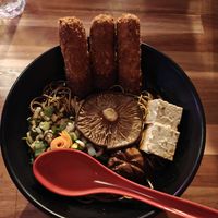 Veggie ramen at Tamagotchi in Medellin