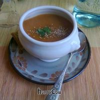 Seven vegetable soup at Cafe Ginger in Paris