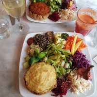 Homemade pies. at Cafe Ginger in Paris