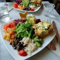 Lasagna at Cafe Ginger in Paris