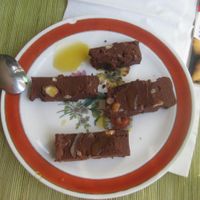 Chocolate terrine at Cafe Ginger in Paris