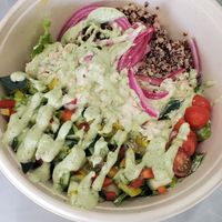 Chickpea salad at Lil' Vegerie in Redondo Beach