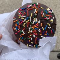 Chocolate donut  at The Chunky Scone in Highland Park