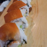 Philly smoked salmon roll (vegan) at Sushi Maro in Vancouver