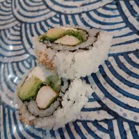 Vegan dynamite roll at Sushi Maro in Vancouver