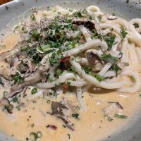 Truffle udon noodles (expensive but worth it!!)  at Fern Flavors from the Garden in Charlotte
