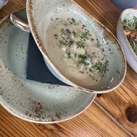 Clam chowder   at Fern Flavors from the Garden in Charlotte