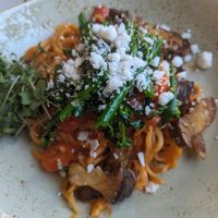 Bucatini at Fern Flavors from the Garden in Charlotte