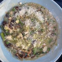 Spring risotto  at Fern Flavors from the Garden in Charlotte