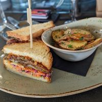 Korean sandwich at Fern Flavors from the Garden in Charlotte