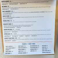 I had the Spring Salad with Crispy Tofu at Banter in Bellingham