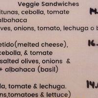 veggie options at Llama Cafe in Cusco