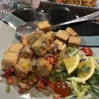 Salt and Pepper tofu (the best!)   at Sakura in Benalmadena