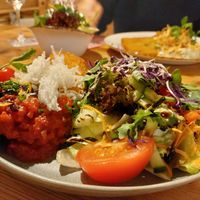 Rösti mit Tomatensugo & Salat at HirschKeller in Schweinfurt