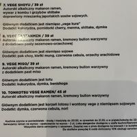 Vegan options  at BAZA by Deer Bear in Torun
