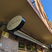 Signage at Croissanterie in Berlin