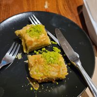 Vegan baklava at Restaurante El Coto Libanes in Gran Canaria