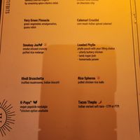 Menu Jan 24 at Queen's Tandoor in Seminyak