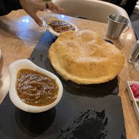 Chole Baturas   at Queen's Tandoor in Seminyak