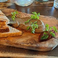 Mushroom pate starter was very nice at Bull and Claw in Portaferry