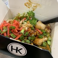 Vegan teriyaki chicken bowl  at Hana Kitchen  in Santa Barbara
