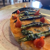 Pumpkin and okra toast  at O Único Lugar do Mundo - Casa Café in Ouro Preto