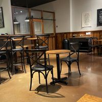 Little private area that can be reserved  at Woods Coffee in Bellevue