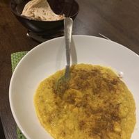 Tarka dhal and tandoori bread   at Spicy Valley in Todmorden
