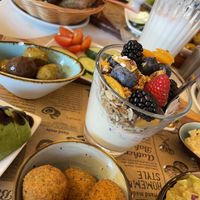 (Veggie in the background)   at Linda's Café & Bakery in Frankfurt