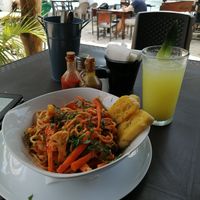 Vegane Pasta at Chico's in Montezuma