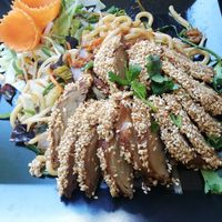 Udon with vegan Duck at Homey in Berlin