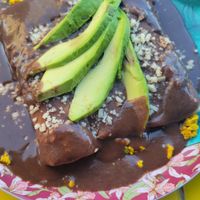 Frijoladas (vegan) at Juicy Drags in Puerto Vallarta