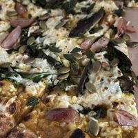 Fall Vegetarian Pizza w/ Vegan Cheese  at E9 Brewing Co in Tacoma