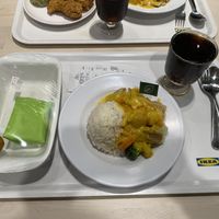 deliciou plant based chicken (Heura from Spain)!!  at IKEA in Kowloon