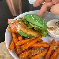 Chicky burger  at Soulfoods in Officer