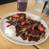 Notella waffles at Soulfoods in Officer