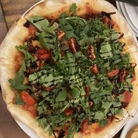 Pizza vegetal without cheese  at EataBrgr in San Andres