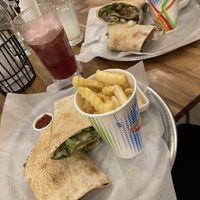 Falafel wrap   at EataBrgr in San Andres