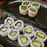 Cucumber Maki, Avocado Maki and Green Bean/Sesame Maki at Sushi Ten Bento in Puno