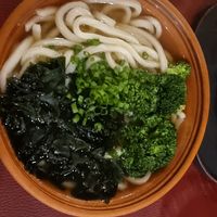 Udon with broccoli at Sushi Ten Bento in Puno