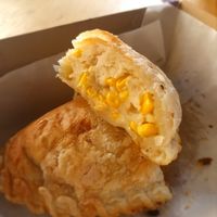 Corn and White Sauce Vegan Filling  at Barrio Latin American Eatery in Grange