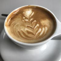 Oatmilk flat white  at Kaph in Dublin